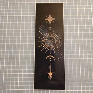 10/$10 Night Sky Bookmark Celestial Geometry Astral Geometric Stars Moon…